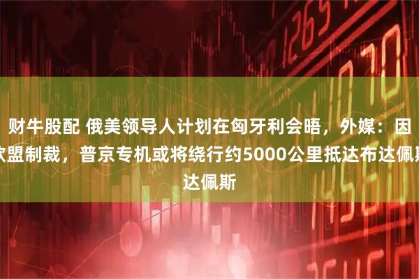 财牛股配 俄美领导人计划在匈牙利会晤，外媒：因欧盟制裁，普京专机或将绕行约5000公里抵达布达佩斯