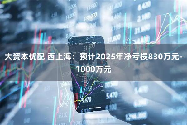 大资本优配 西上海：预计2025年净亏损830万元-1000万元
